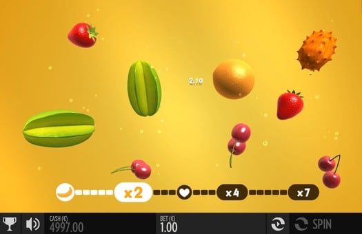 Автомат Fruit Warp - бонусная игра Бонусная игра автомата Fruit Warp